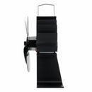 5 Blade Fireplace Heat Powered Stove Fan Quiet Wood Burner Eco Fan Efficient Heat Distribution