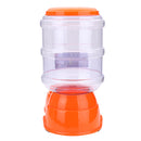 3.5L Large Automatic Pet Dog Cat Food Drink Dispenser Water Bowl Feeder Dish