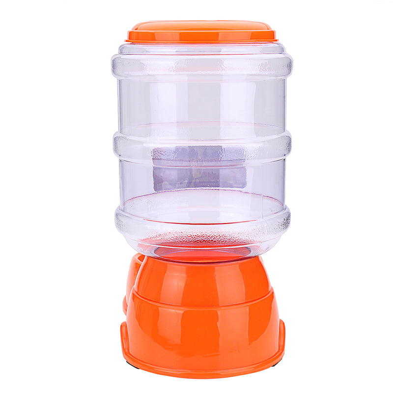 3.5L Large Automatic Pet Dog Cat Food Drink Dispenser Water Bowl Feeder Dish