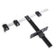 Drillpro ABS Cabinet Hardware Jig Punch Locator Drill Guide Woodworking Drilling Dowelling Hole Saw Ruler Tools