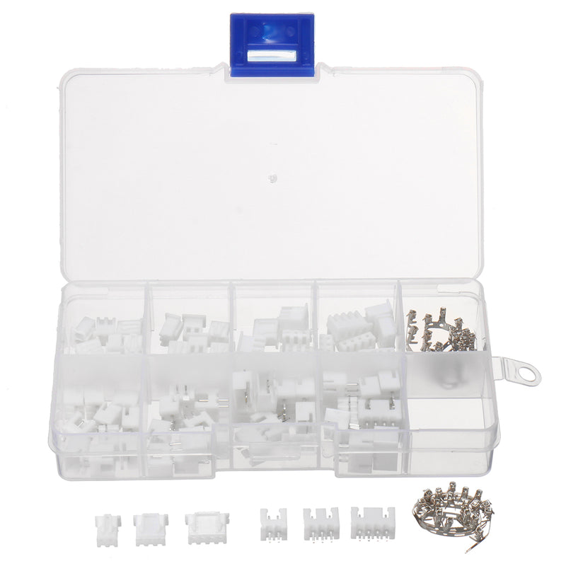 40 Set JST 2.5mm XH 2P 3P 4Pin Header Male Female Pitch Crimp Terminal Housing Wire Connector