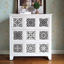 Funlife Black And White Retro European Bathroom Tile Plaster Anti-Oil Plaster Bathroom Wall Plaster