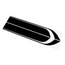 85x11.7cm Car Side Door Stripe Stickers Hood Tailgate Window Decoration Decals Universal