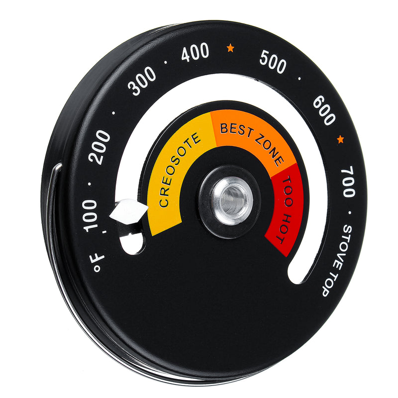500 900 Heat Temperature Gauge Thermometer For Log Burning Fireplace Stove Fan