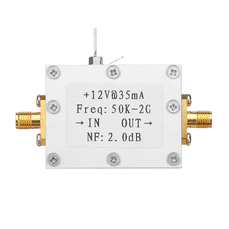 50K-2G LNA Low Noise Amplifier High Gain 31DB@0.5G Flatness RF Amplifier