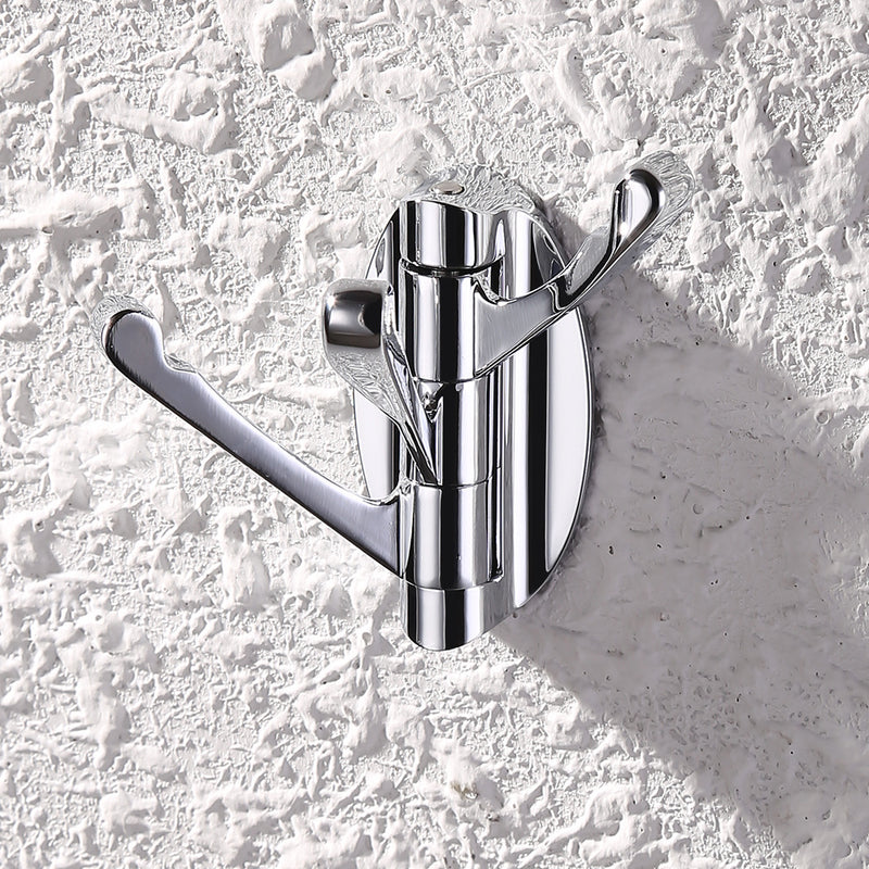 Honana Multipurpose Heavy Duty Solid MetaWall Mount Triple Swing Arms Hanging Home Hooks