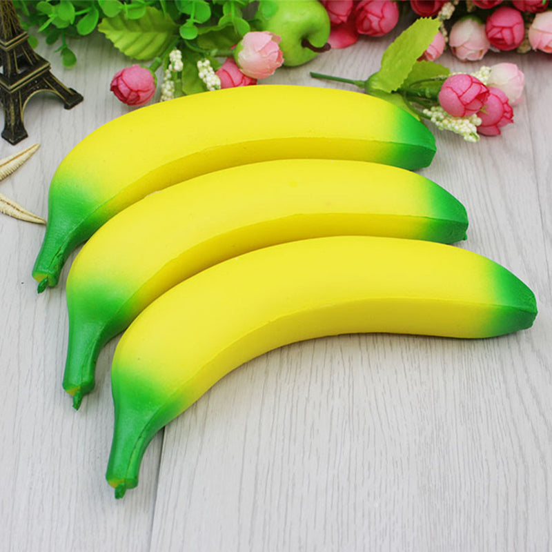 Jumbo Squishy banana Super Slow Rising Scented Fruit Toy PU 19cm Mobile Phone Accessories