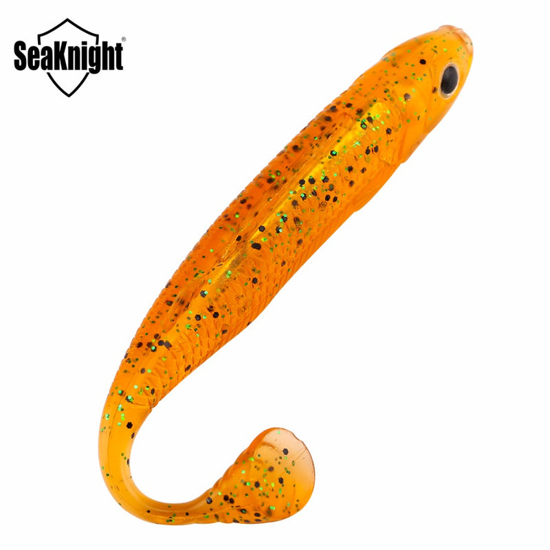SeaKnight SL004 4pcs/bag 6g 100mm/3.9in T-Tail Soft Fishing Lure Bass Fishing Carp Bait