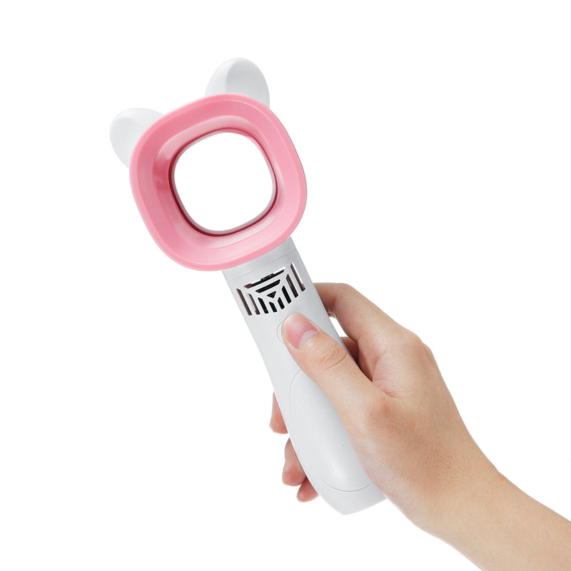 5V Mini Handheld Fan Light Quiet 3 Speed USB Charging Portable Personal Summer Cooling Fan Bladeless Fan