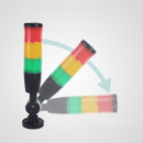 9W Warning Signal Light 6 Lamp Beads 3 Layers Tower Lights Outdoor Camping Rotate LED Flashlight