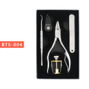 Y.F.M 6 Styles Stainless Steel Nail Cuticle Nipper Clipper Set Ingrown Nail Correction Tools Kit