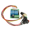 DC 6/9/12/24V 3A PWM Motor Speed Controller Forward Backward Reversible Switch