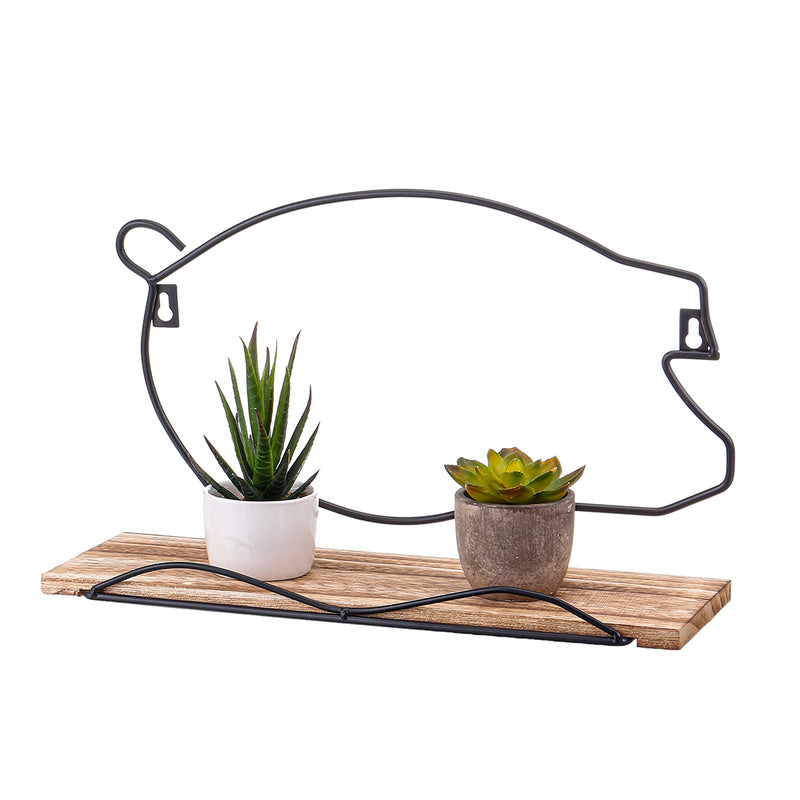 Creative Animal Style Wall Hanging Iron Shelf Storage Rack Kitchen Home Organizer Wall Mounted