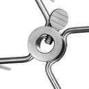 2Pcs BBQ Stainless Steel Spit Fork Chicken Grill BBQ Stick Fork Rotisserie Barbecue Accessories