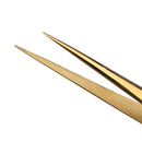 BEST BST-SS-SA Gold Plated Tip Tweezer Precision Tweezers Laid Special Hard Wear-resistant