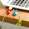 4 Pcs Winder Wrap Cord Cable Storage Desktop Rabbit Shaped Wire Clips Organizer Space Saving Desk Accessories Office Supplies