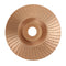 Wood Grinding Wheel Rotary Disc Sanding Wood Carving Tool Abrasive Disc Shaping Tool for Angle Grinder