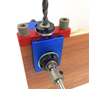 X150 Three-in-one Woodworking Dowelling Jig Kit Adjustable Drilling Guide Puncher Locator Carpentry Tools Wrench Furniture Positioner