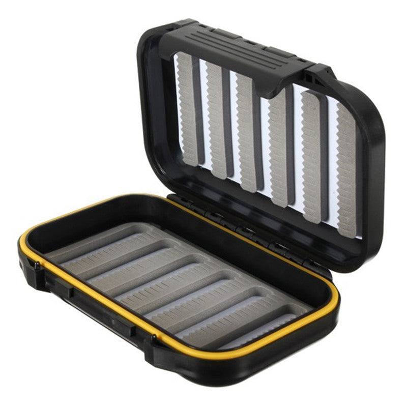 Bobing ABS Plastic Waterproof Fishing Box Foam Insert Slot Fly Fishing Lure Bait Hook Storage