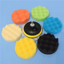 Drillpro 8Pcs 7 Inch Sponge Polishing/Buffing Pad Kit For Car Polisher