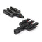 1Pairs MC4 3T Connector Male and Female MC4 3 Branch Solar Panel Connector