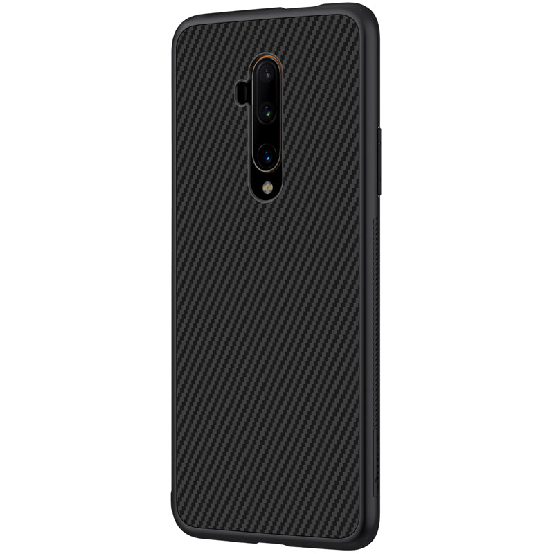 For OnePlus 7T Pro Case NILLKIN Double-Layer Carbon Fiber Ultra-thin Anti-Scratch Non-Slip Protective Case