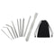 DIY 6pcs+bag / 9pcs+bag / 9pcs+box Stainless Steel Fid Lacing Stitching Weaving Needles Bracelet Knitting Needle