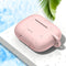 USAMS US-BH568 Pure Silicone Shockproof Earphone Storage Case with Keychain for Apple Airpods 3 Airpods Pro