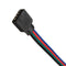 LEORY 10Pcs/Lot 4Pin 10MM RGB Led Connector Wire Female Connector Cable For 3528/5050 SMD Non-Waterproof RGB Led Strip Light