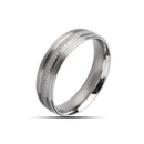 Sweet Couple Ring Silver Plated Simple Wedding Finger Ring