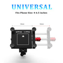 4-6.5inch 360 Bike Motorcycle 2in1 Rearview Mirror/Handlebar Mount Mobile Phone Holder