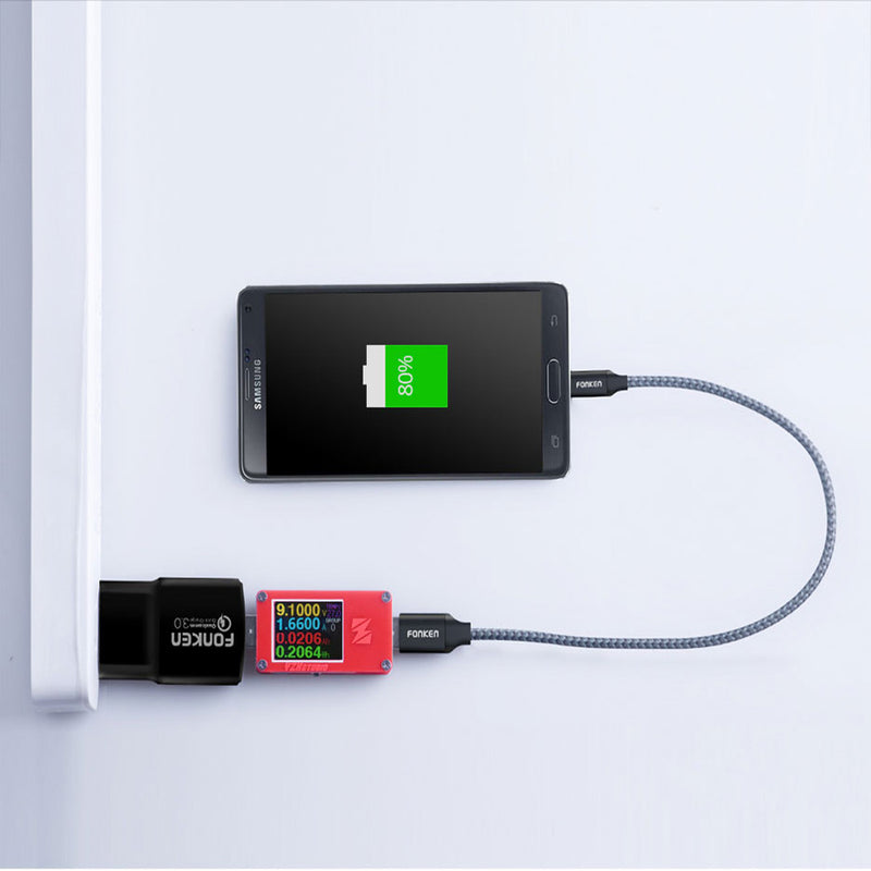 FONKEN 3A Quick Charging 3.0 USB Charger EU Plug Adapter For iPhone X XS Oneplus Pocophone HUAWEI P20 Mate20 XIAOMI MI9 S10 S10+