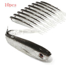 ZANLURE 10pcs Soft Silicone Fishing Lure 9.5cm Fishing Tiddler Bait Fishing Lure Bait