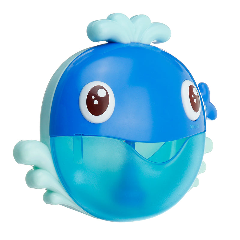 Kids Cartoon Whale Automatic Music Bubble Blower Machine Shower Toy Bath Bubble Maker