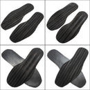 Men's DIY Pair of Anti Slip Grip-rubber Pads Glue On Soles Heel Shoe Repair Black