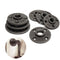 10Pcs Reinforced Black Flange Iron Pipe Wall Mount Floor Fitting Plumbing Threaded  Iron Casting Flange
