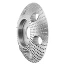 Drillpro 85mm Tungsten Carbide See Through Wood Shaping Disc Carving Disc with Hole 16mm Bore Sanding Grinder Wheel for 100 115 Angle Grinder