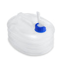 3-15L Transparent Collapsible Water Bucket PE Plastic Travelling Camping Pump