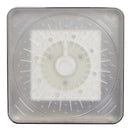 360 Adjustable 6 Inch LED Light Square Rain Shower Head Stainless Steel 3 Color Changing Temperature Control Bathroom Showerhead