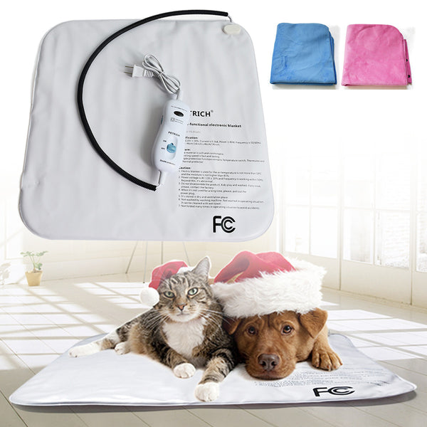 110V 50W US Plug Heating Pad 9 Modes Temperature Control Protection Waterproof Pet/People Warmer Mat