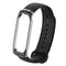 Bakeey Replacement Carbon Fiber Decoration TPU Watch Band for Xiaomi Mi Band 4 Smart Watch