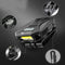 WARSUN COB 4Modes IPX5 USB Rechargeable 20CM Sensor Fishing Headlamp Outdoor Portable Lightweight Clip-On Fishing Lamp-Black