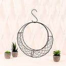 Hanging Flower Pot Iron Wall Succulent Planters Rustic Plant Holder Home Decorations