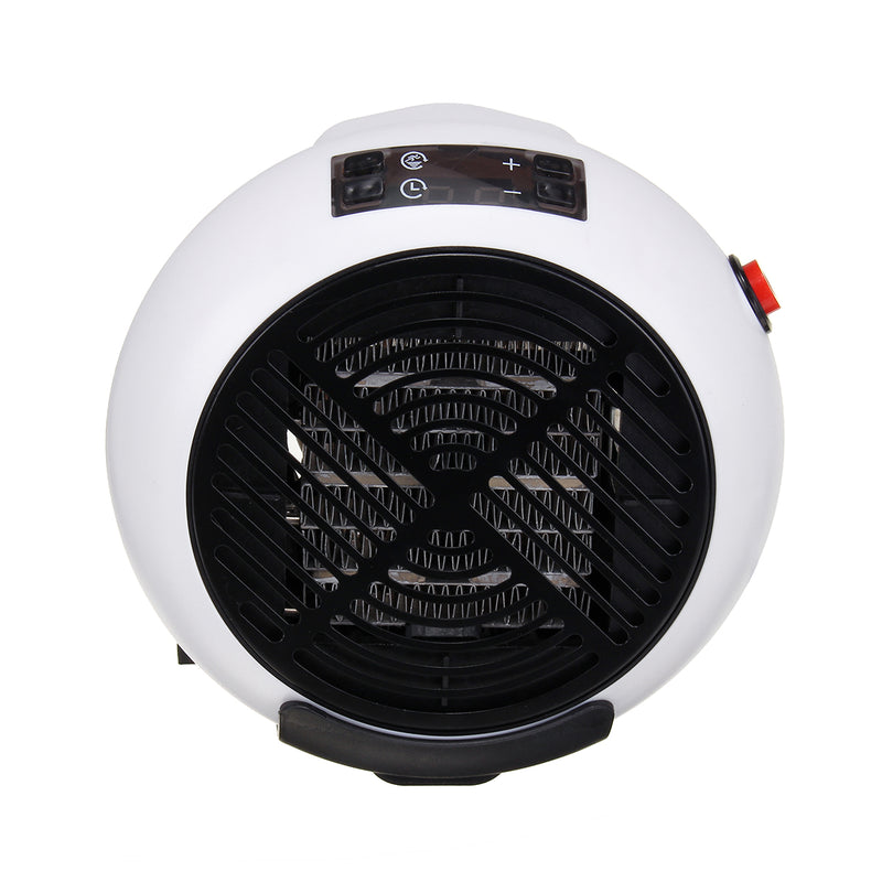 220-240V 1000W Portable Mini Desktop Heater Fan 3 Speeds Timer Fast Heating Silent Winter Warmer for Home Office Power Off Protection