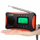 TIVDIO V-116 Portable Shortwave Radio with FM MW SW Transistor Support Micro-SD Card AUX Input Radio