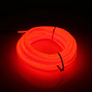 5M Led Flexible EL Wire Neon Glow Light Rope Strip 12V For Christmas Holiday Party