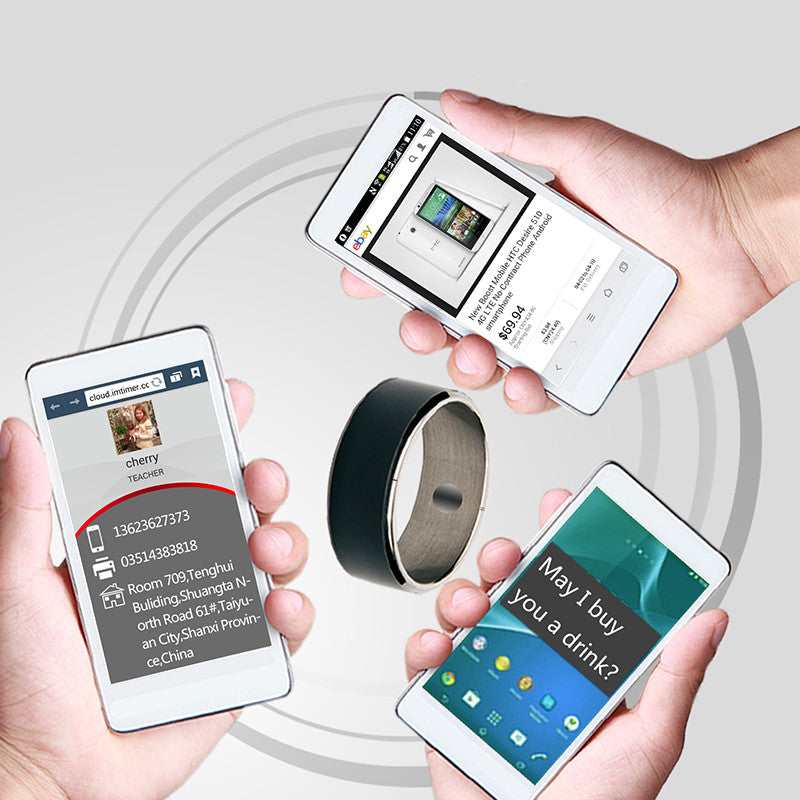 JAKCOM NFC Magic Smart Werable Devices Finger Rings for Smartphone