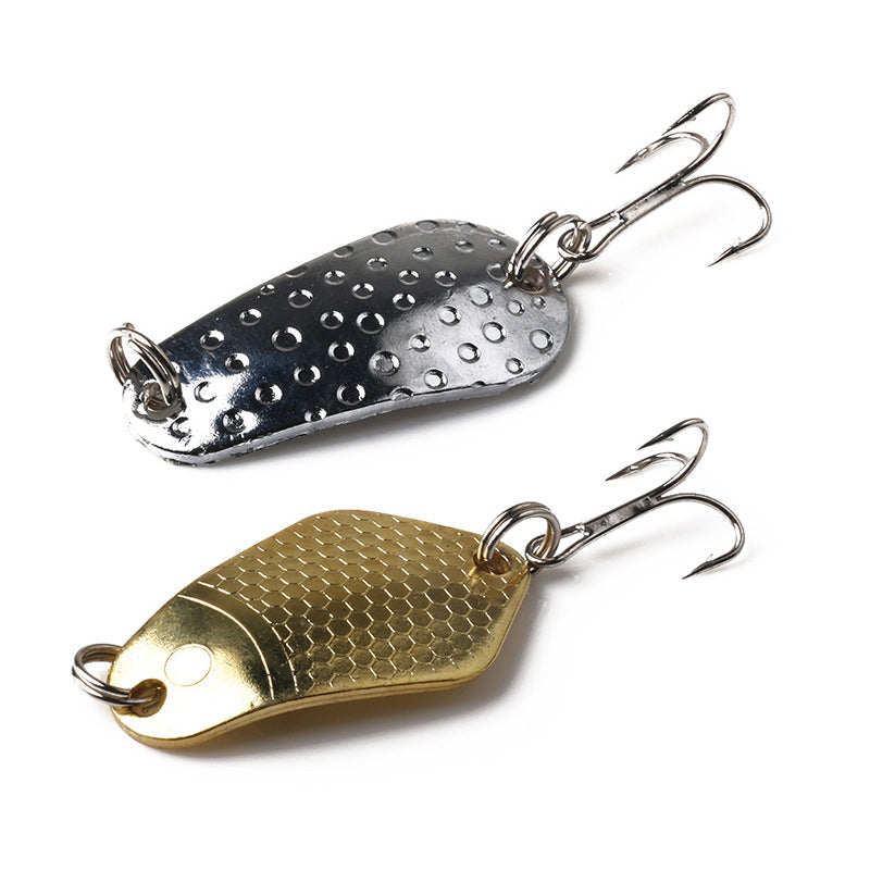ZANLURE 10pcs/set Metal Sequins Fishing Lure Spoon Bait Set Treble Hooks With Box Fishing Tackle