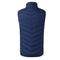 Electric USB Heatiing Warm Hooded Jacket Winter Heated Back + Abdomen + Neck Vest 3 Temperature Control