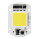 High Power 50W White / Warm White LED COB Light Chip with Lens for DIY Flood Spotlight AC220V